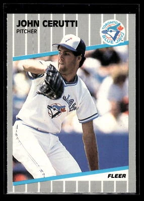 1989 Fleer Baseball #228 John Cerutti Toronto Blue Jays Pack Fresh Mint+ - Image 1 of 2
