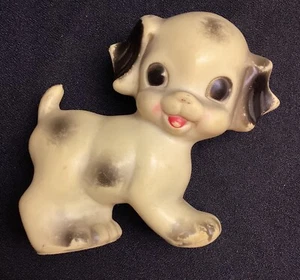 Vintage Puppy Dog Squeak Toy Sun Rubber Co Ruth E Newton 4" Squeaker - Picture 1 of 9
