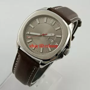 40 mm esfera estéril estéril cristal zafiro luminoso NH36 correa de reloj automática - Imagen 1 de 7