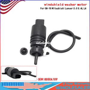 NEW Windshield Washer Pump Wiper Motor For Mitsubishi Lancer 2.0 2.4L L4 08-15 - Picture 1 of 15