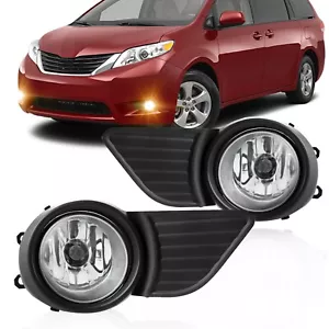 Conjunto de luces antiniebla de conducción aptas para Toyota Sienna 2011-2017 (no se ajustan a modelos SE) - Imagen 1 de 9
