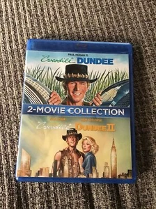 CROCODILE DUNDEE 1 & 2 2-BLU-RAY SET OOP PARAMOUNT PRINT PAUL HOGAN - Picture 1 of 4