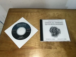 Statistical Thinking: Improving Business Instructor + Student Disc SNEE HOERL - Picture 1 of 9