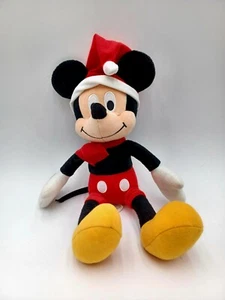 Mickey Mouse Christmas Santa Hat Kohl’s Cares Stuffed Toy Animal Plush - Picture 1 of 14