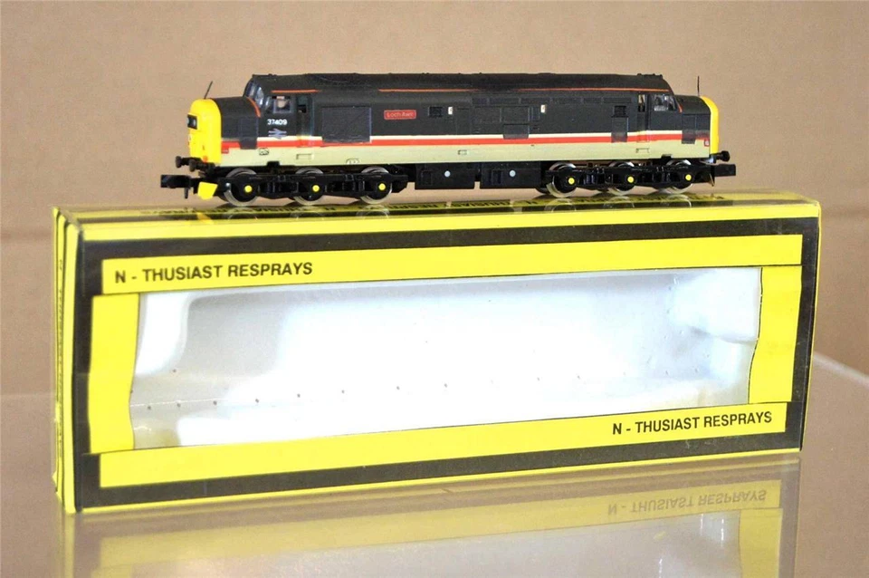 GRAHAM FARISH N-THUSIAST RESPRAYS KIT BUILT BR CLASS 37 LOCO 37409 LOCH AWE mz - Image 1 of 1