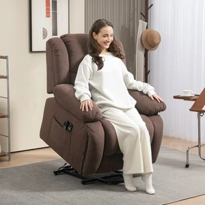 HOMCOM Power Lift Recliner Chair with Vibration Massage and Heat - Picture 1 of 23