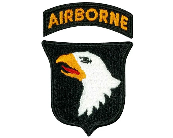 101st Airborne Color Patch with Airborne Tab-Veteran Owned Business - Image 1 of 1