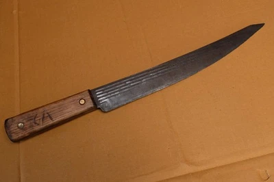 Tru Edge Ontario Knife Co. Cuchillo de carnicero de chefs de acero al carbono de 19” EE. UU. - hoja de 13" Foto 1 de 4