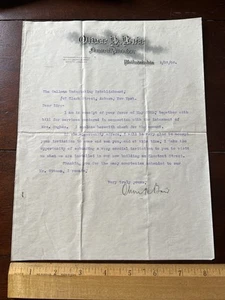 1908  Letterhead, Oliver H Bair Funeral Director Philadelphia, To Tallman - Picture 1 of 2