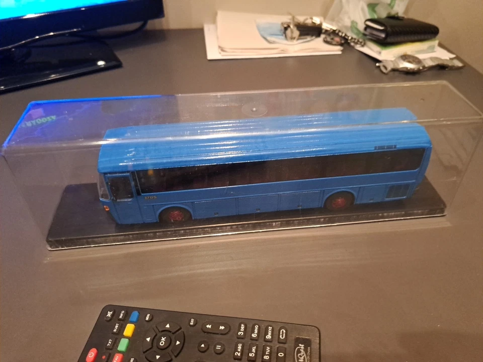 Old Cars Iveco 370 Bus 2° Serie 1/43 Blu Fiat - Immagine 1 di 4