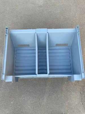 Cubo con cajón congelador Kitchenaid Whirlpool W10413261 gris/platino OEM Foto 1 de 4