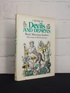 A Book of Devils and Demons, Ruth Manning-Sanders 1970 1st Edition Unclipped Jac - Bild 1 von 11