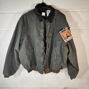 Neu mit Etikett Vintage Carhartt Herren J14 MOS Santa Fe Canvas gesteppte gefütterte Jacke Gr. 4XL - Bild 1 von 6