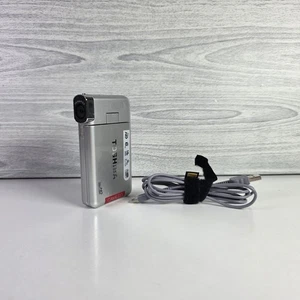 Toshiba Camileo S30 Video Camera Compact HD Camcorder Silver Full HD 1080 Tested - Picture 1 of 14