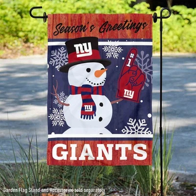Bandera oficial de nieve de invierno de los Gigantes de Nueva York Foto 1 de 4