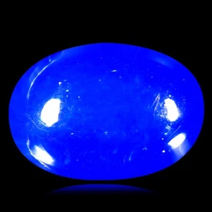 2.11 ct Attractive VVS Clarity Oval Cabochon Cut (12 x 8 mm) Blue Opal Gemstone - Imagen 1 de 1