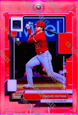 Shohei Ohtani CLEAR ACETATE CARD DONRUSS DODGERS ANGELS MINT MVP - Image 1 of 3