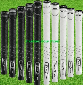 New Super Stroke REVL Comfort Golf Club Grips Soft Feel White Black 10"L -Lot - Picture 1 of 27