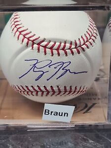 Ryan Braun Milwaukee Brewers Autographed Signed Baseball Rawlings OMLB 