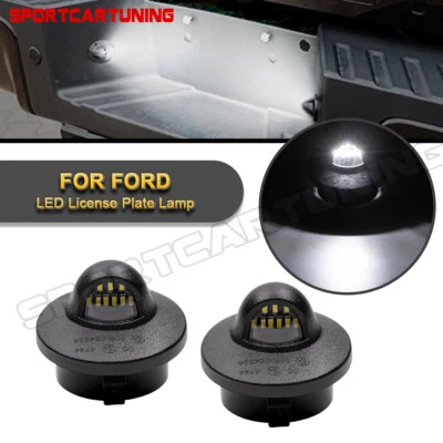 LED License Plate Lights Rear Bumper Tag Assembly Ford Superduty F250 F350 F450 - Image 1 of 4