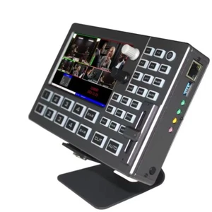 DeviceWell HDS8101 4-CH HDMI Video Switcher 5" Full HD LCD Screen UVC Streaming - Picture 1 of 7