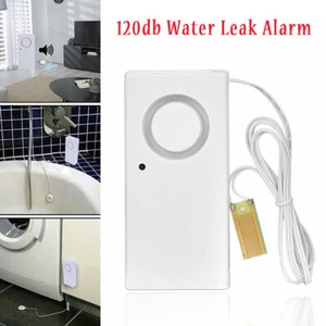 9V Wassermelder Wasser Alarm Wasserwächter Wassersensor Weiß - Afbeelding 1 van 8