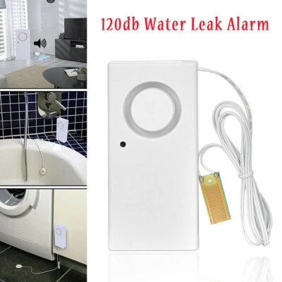9V Wassermelder Wasser Alarm Wasserwächter Wassersensor Weiß - Bild 1 von 4
