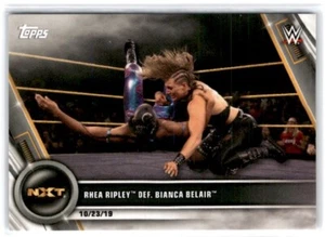 2020 Topps WWE Rhea Ripley Def. Bianca Belair #97 - Picture 1 of 2
