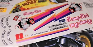 Divertidas pegatinas de vinilo con tema de rampa rata Ratlook se adaptan a caja de almuerzo y calcomanías para neumáticos Tamiya - Imagen 1 de 1