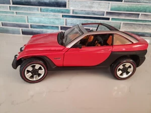1999 Matchbox Jeep Jeepster Concept Car Red Diecast 1:18 Scale Motor Trend USED - Picture 1 of 7