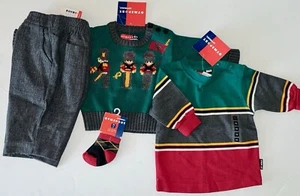 NWT infant 3-6 Gymboree FAMILY CREST NUTCRACKER 4-pc holiday Set Outfit Vintage - Picture 1 of 9