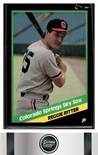 Reggie Ritter 1988 CMC Colorado Springs Sky Sox #7 Cleveland Indians