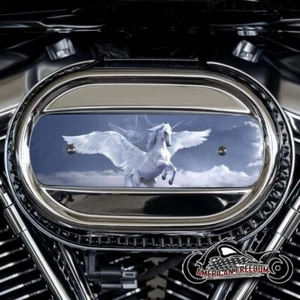 HARLEY DAVIDSON MILWAUKEE 8 VENTILATOR AIR CLEANER INSERT 114 & 117 -MAGIC HORSE - Picture 1 of 1