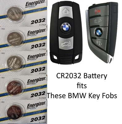 Batería de llavero remoto para BMW Comfort Access Smart Key ENERGIZER CR2032 paquete de 5 Foto 1 de 2