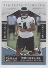 2010 Panini Classics Timeless Tributes Platinum /25 Brandon Graham Rookie RC