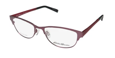 NEW EDDIE BAUER 32202 AMERICAN DESIGNER CAT EYE SHAPE HOT EYEGLASS FRAME/GLASSES