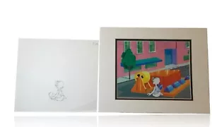 Ducktales Original Production Sketch Drawing & Cel COA 1/1 Disney 90S TV #2 - Picture 1 of 11