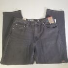 Levi's SilverTab Jeans Mens Size 36x34 Gray Denim Loose Fit Tapered Leg Baggy