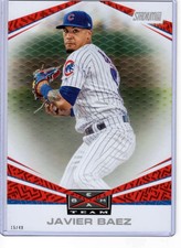 Javier Baez 2019 Topps Stadium Club Beam Team 5x7 #BT-1 /49 Cubs 