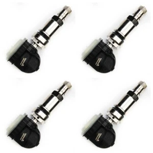 2021 2022 Chevrolet Tahoe High Country New Schrader Chrome Stem TPMS Set 433mhz - Picture 1 of 1