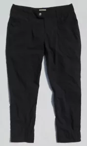 75 $ ROYAL ROBBINS schwarz Stretch Nylon Discovery Bleistift Wandern Trek Hose US S 6 - Bild 1 von 5