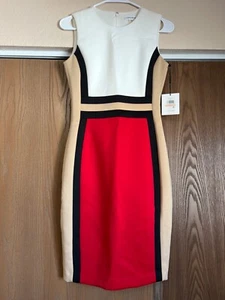 Mini Vestido Calvin Klein Body Con Para Mujer Talla 2 Nuevo Con Etiquetas Contorno - Imagen 1 de 5
