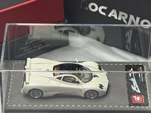 Locarno 1:64 Resin Model Pagani Zonda S Pearl White - Limited 299pcs - Picture 1 of 6