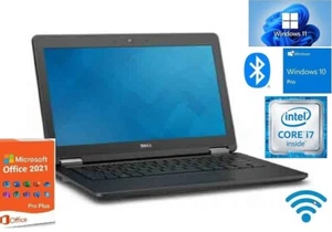 Dell Latitude E7250 i7 128GB 256GB 512GB 1TB SSD 12.5" Win 11 +MS Office - Picture 1 of 1