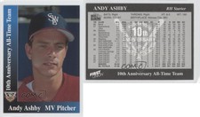 1998 Scranton/Wilkes-Barre Red Barons 10th Anniversary All-Time Team Andy Ashby