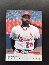 1992 CLASSIC BEST # BC 8 DMITRI YOUNG - RED INSERT - SPRINGFIELD CARDINALS
