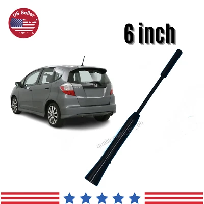 Antena aérea de radio AM/FM mástil negro de repuesto de 6" para Honda Fit 2007-2013 Foto 1 de 4