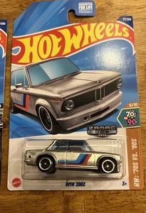 Hot Wheels ZAMAC 005 BMW 2002 #77 '70s vs '90s 5/10 NEW 2025 H Case - Picture 1 of 1