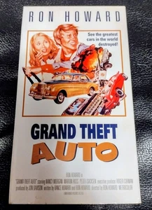 GRAND THEFT AUTO (VHS, 1993) Action/Crime | Warner Home Video | Ron Howard | VG  - Picture 1 of 12