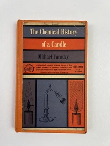 The Chemical History of a Candle By Michael Faraday Vintage 1960 HC - Picture 1 of 9
